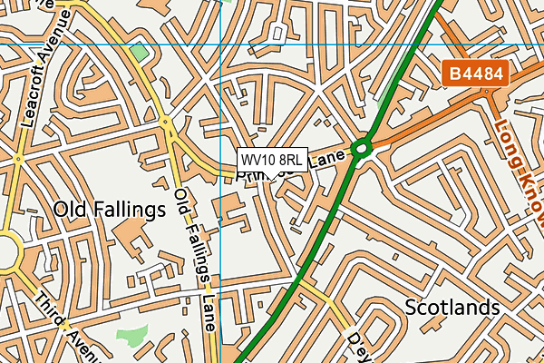 WV10 8RL map - OS VectorMap District (Ordnance Survey) WV10 8RL map - OS VectorMap District (Ordnance Survey)