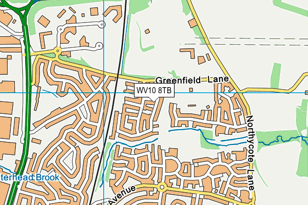 WV10 8TB map - OS VectorMap District (Ordnance Survey) WV10 8TB map - OS VectorMap District (Ordnance Survey)