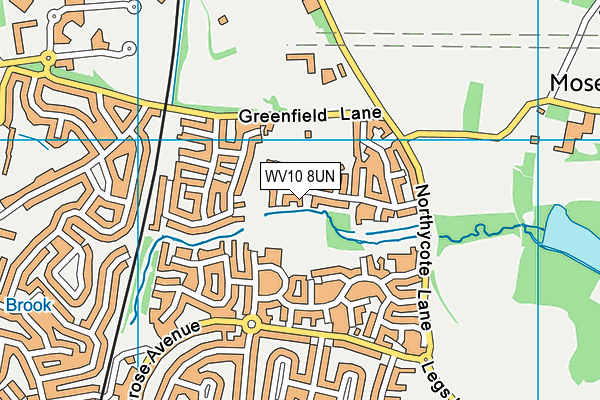 WV10 8UN map - OS VectorMap District (Ordnance Survey) WV10 8UN map - OS VectorMap District (Ordnance Survey)