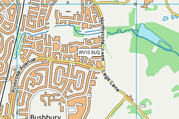 WV10 8UQ map - OS VectorMap District (Ordnance Survey) WV10 8UQ map - OS VectorMap District (Ordnance Survey)