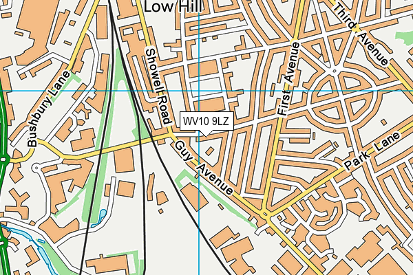 WV10 9LZ map - OS VectorMap District (Ordnance Survey) WV10 9LZ map - OS VectorMap District (Ordnance Survey)