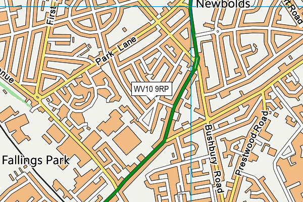 WV10 9RP map - OS VectorMap District (Ordnance Survey) WV10 9RP map - OS VectorMap District (Ordnance Survey)