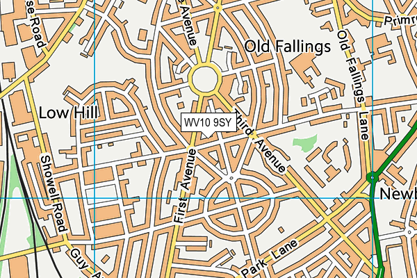 WV10 9SY map - OS VectorMap District (Ordnance Survey) WV10 9SY map - OS VectorMap District (Ordnance Survey)