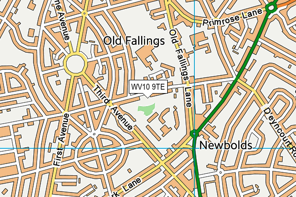 WV10 9TE map - OS VectorMap District (Ordnance Survey) WV10 9TE map - OS VectorMap District (Ordnance Survey)