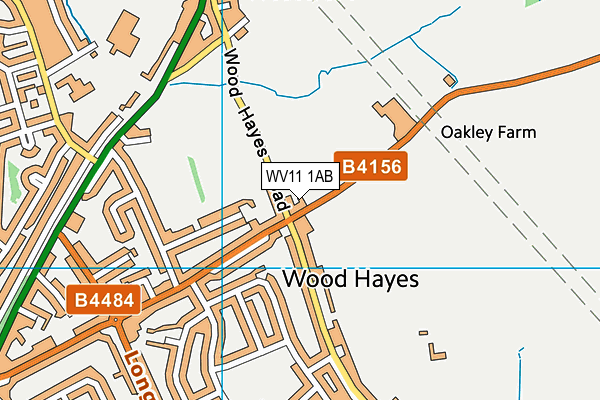 WV11 1AB map - OS VectorMap District (Ordnance Survey) WV11 1AB map - OS VectorMap District (Ordnance Survey)