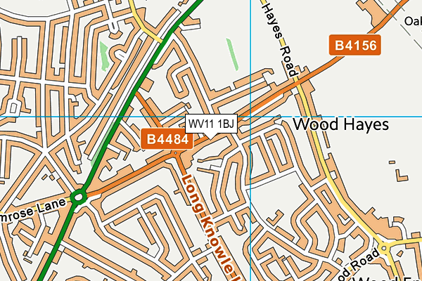 WV11 1BJ map - OS VectorMap District (Ordnance Survey) WV11 1BJ map - OS VectorMap District (Ordnance Survey)