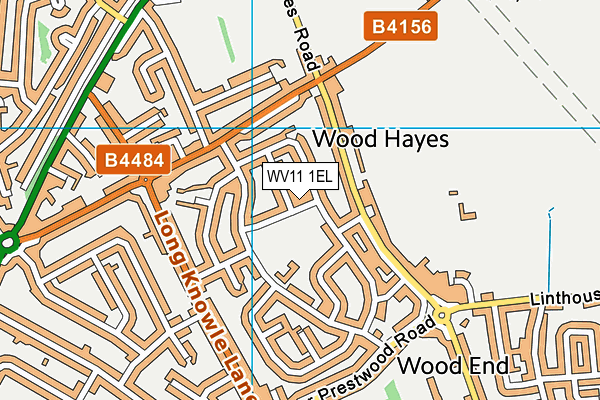 WV11 1EL map - OS VectorMap District (Ordnance Survey) WV11 1EL map - OS VectorMap District (Ordnance Survey)