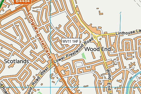 WV11 1HF map - OS VectorMap District (Ordnance Survey) WV11 1HF map - OS VectorMap District (Ordnance Survey)