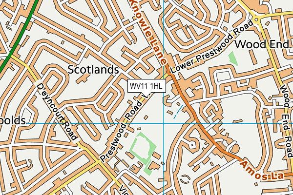 WV11 1HL map - OS VectorMap District (Ordnance Survey) WV11 1HL map - OS VectorMap District (Ordnance Survey)