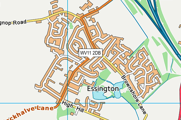 WV11 2DB map - OS VectorMap District (Ordnance Survey) WV11 2DB map - OS VectorMap District (Ordnance Survey)
