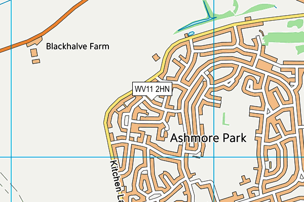 WV11 2HN map - OS VectorMap District (Ordnance Survey) WV11 2HN map - OS VectorMap District (Ordnance Survey)