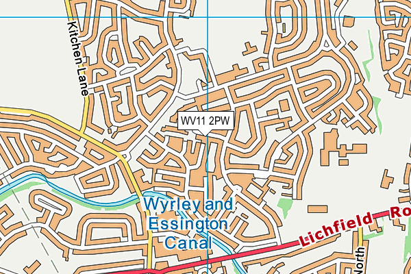 WV11 2PW map - OS VectorMap District (Ordnance Survey) WV11 2PW map - OS VectorMap District (Ordnance Survey)