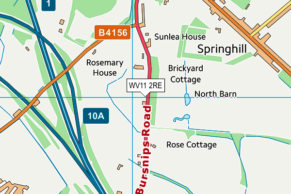 WV11 2RE map - OS VectorMap District (Ordnance Survey) WV11 2RE map - OS VectorMap District (Ordnance Survey)