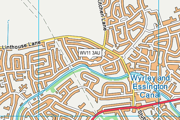 WV11 3AU map - OS VectorMap District (Ordnance Survey) WV11 3AU map - OS VectorMap District (Ordnance Survey)