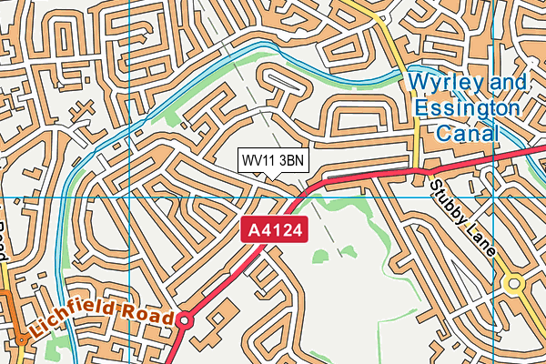 WV11 3BN map - OS VectorMap District (Ordnance Survey) WV11 3BN map - OS VectorMap District (Ordnance Survey)