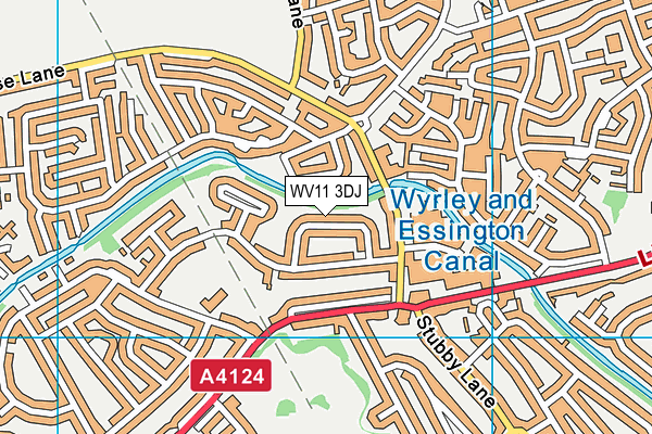 WV11 3DJ map - OS VectorMap District (Ordnance Survey) WV11 3DJ map - OS VectorMap District (Ordnance Survey)