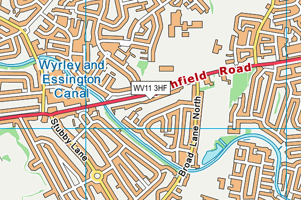 WV11 3HF map - OS VectorMap District (Ordnance Survey) WV11 3HF map - OS VectorMap District (Ordnance Survey)