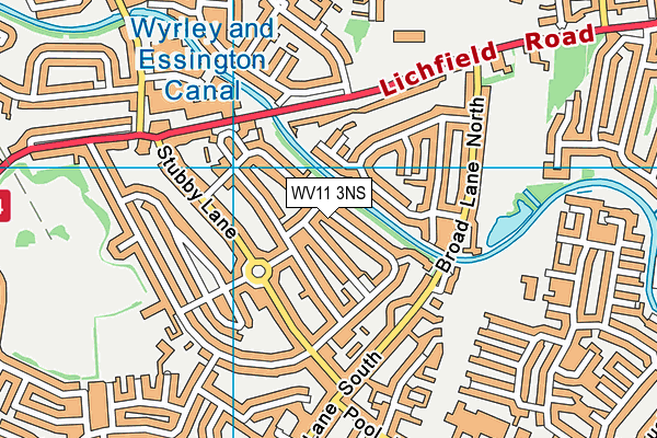 WV11 3NS map - OS VectorMap District (Ordnance Survey) WV11 3NS map - OS VectorMap District (Ordnance Survey)