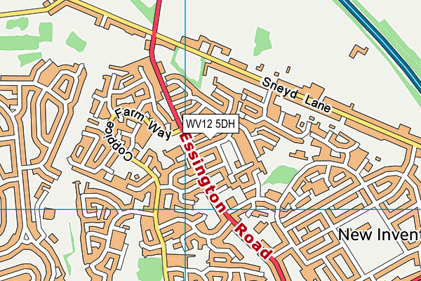 WV12 5DH map - OS VectorMap District (Ordnance Survey) WV12 5DH map - OS VectorMap District (Ordnance Survey)