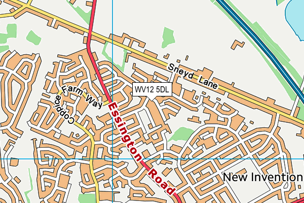 WV12 5DL map - OS VectorMap District (Ordnance Survey) WV12 5DL map - OS VectorMap District (Ordnance Survey)