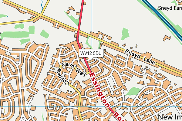 WV12 5DU map - OS VectorMap District (Ordnance Survey) WV12 5DU map - OS VectorMap District (Ordnance Survey)