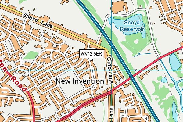 WV12 5ER map - OS VectorMap District (Ordnance Survey) WV12 5ER map - OS VectorMap District (Ordnance Survey)