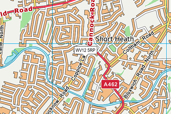WV12 5RP map - OS VectorMap District (Ordnance Survey) WV12 5RP map - OS VectorMap District (Ordnance Survey)