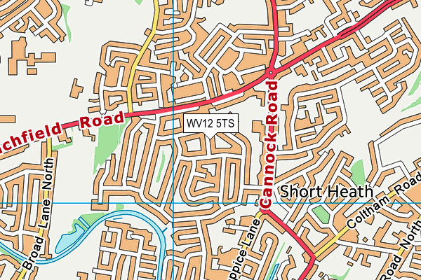 WV12 5TS map - OS VectorMap District (Ordnance Survey) WV12 5TS map - OS VectorMap District (Ordnance Survey)