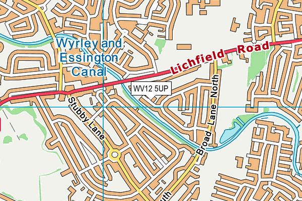 WV12 5UP map - OS VectorMap District (Ordnance Survey) WV12 5UP map - OS VectorMap District (Ordnance Survey)