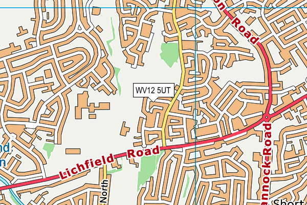 WV12 5UT map - OS VectorMap District (Ordnance Survey) WV12 5UT map - OS VectorMap District (Ordnance Survey)