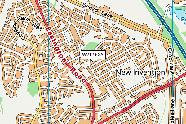 WV12 5XA map - OS VectorMap District (Ordnance Survey) WV12 5XA map - OS VectorMap District (Ordnance Survey)