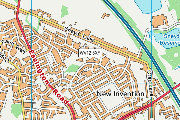 WV12 5XF map - OS VectorMap District (Ordnance Survey) WV12 5XF map - OS VectorMap District (Ordnance Survey)