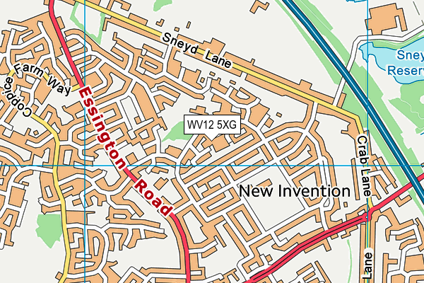 WV12 5XG map - OS VectorMap District (Ordnance Survey) WV12 5XG map - OS VectorMap District (Ordnance Survey)