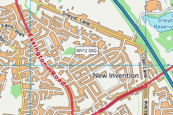 WV12 5XQ map - OS VectorMap District (Ordnance Survey) WV12 5XQ map - OS VectorMap District (Ordnance Survey)