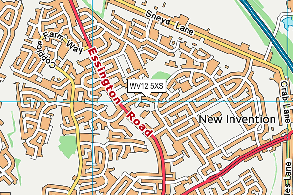WV12 5XS map - OS VectorMap District (Ordnance Survey) WV12 5XS map - OS VectorMap District (Ordnance Survey)