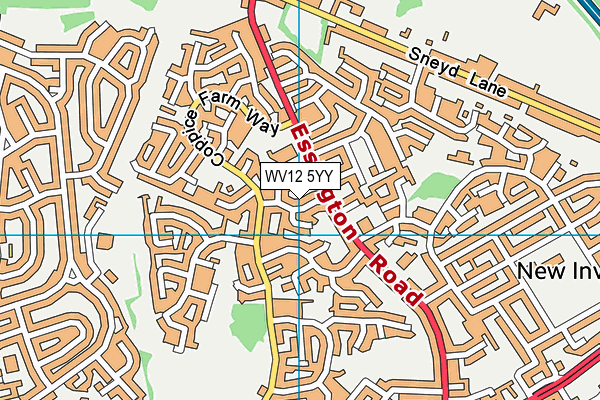 WV12 5YY map - OS VectorMap District (Ordnance Survey) WV12 5YY map - OS VectorMap District (Ordnance Survey)