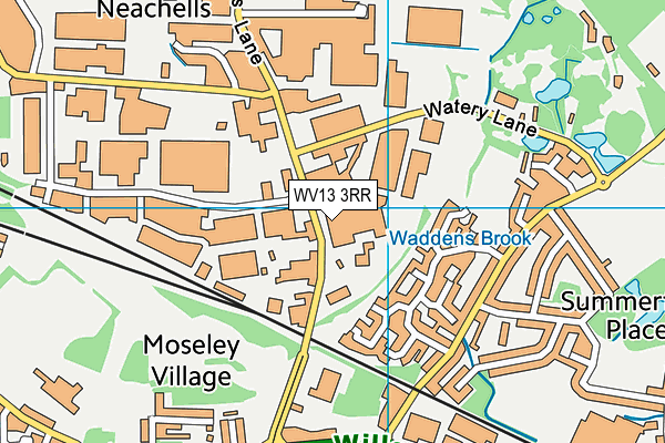 WV13 3RR map - OS VectorMap District (Ordnance Survey) WV13 3RR map - OS VectorMap District (Ordnance Survey)