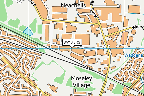 WV13 3RS map - OS VectorMap District (Ordnance Survey) WV13 3RS map - OS VectorMap District (Ordnance Survey)
