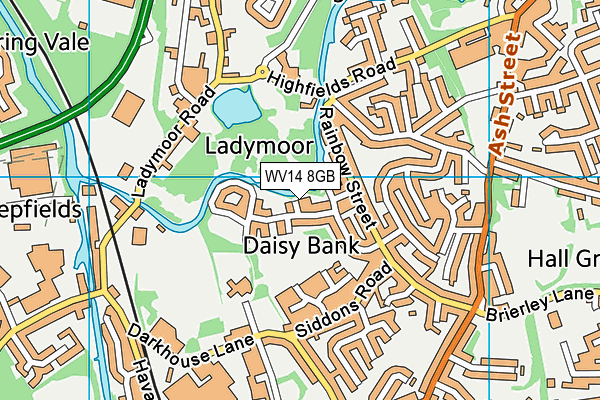 WV14 8GB map - OS VectorMap District (Ordnance Survey) WV14 8GB map - OS VectorMap District (Ordnance Survey)
