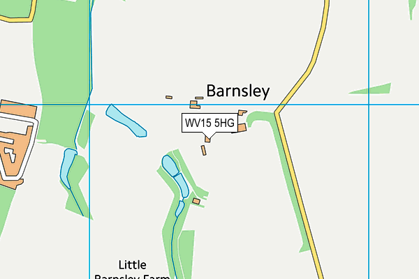 WV15 5HG map - OS VectorMap District (Ordnance Survey) WV15 5HG map - OS VectorMap District (Ordnance Survey)