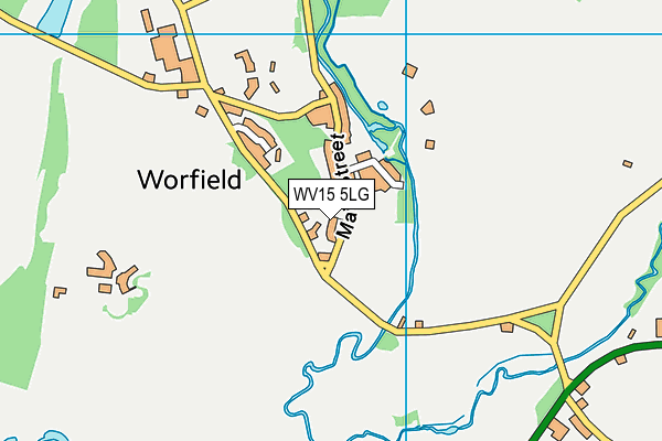 WV15 5LG map - OS VectorMap District (Ordnance Survey) WV15 5LG map - OS VectorMap District (Ordnance Survey)