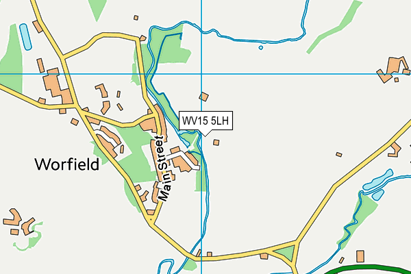 WV15 5LH map - OS VectorMap District (Ordnance Survey) WV15 5LH map - OS VectorMap District (Ordnance Survey)