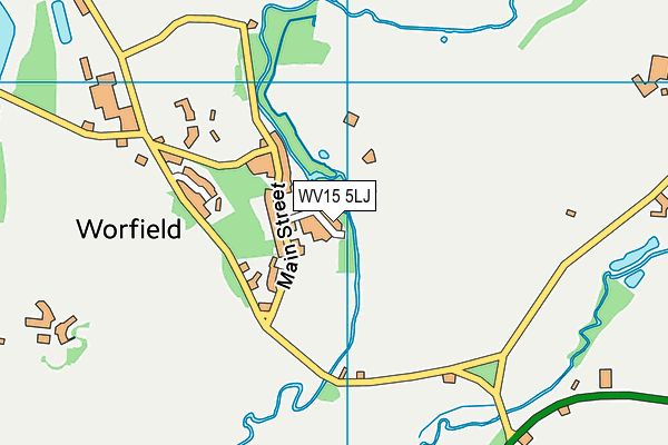 WV15 5LJ map - OS VectorMap District (Ordnance Survey) WV15 5LJ map - OS VectorMap District (Ordnance Survey)