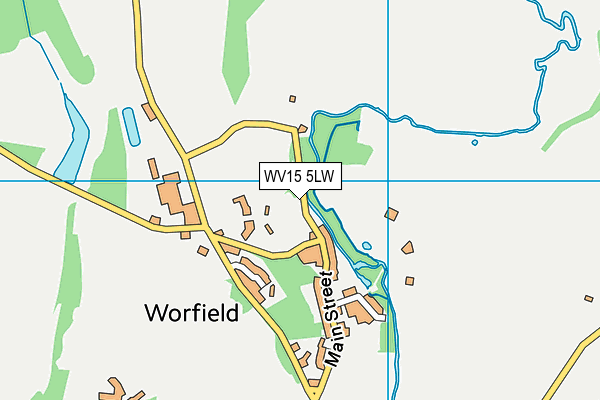 WV15 5LW map - OS VectorMap District (Ordnance Survey) WV15 5LW map - OS VectorMap District (Ordnance Survey)