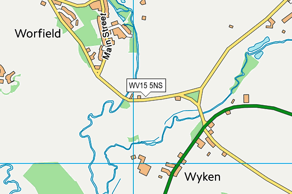 WV15 5NS map - OS VectorMap District (Ordnance Survey) WV15 5NS map - OS VectorMap District (Ordnance Survey)
