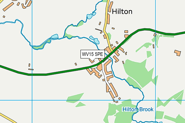 WV15 5PE map - OS VectorMap District (Ordnance Survey) WV15 5PE map - OS VectorMap District (Ordnance Survey)