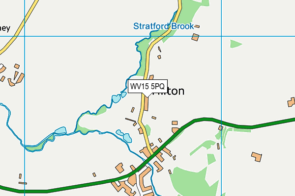WV15 5PQ map - OS VectorMap District (Ordnance Survey) WV15 5PQ map - OS VectorMap District (Ordnance Survey)