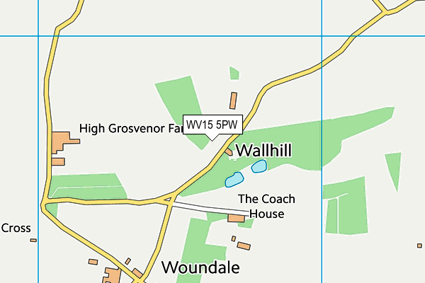 WV15 5PW map - OS VectorMap District (Ordnance Survey) WV15 5PW map - OS VectorMap District (Ordnance Survey)
