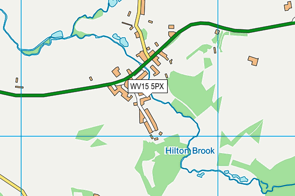 WV15 5PX map - OS VectorMap District (Ordnance Survey) WV15 5PX map - OS VectorMap District (Ordnance Survey)