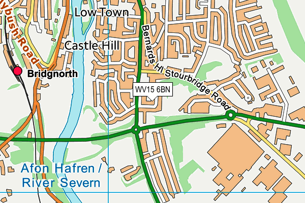 WV15 6BN map - OS VectorMap District (Ordnance Survey) WV15 6BN map - OS VectorMap District (Ordnance Survey)